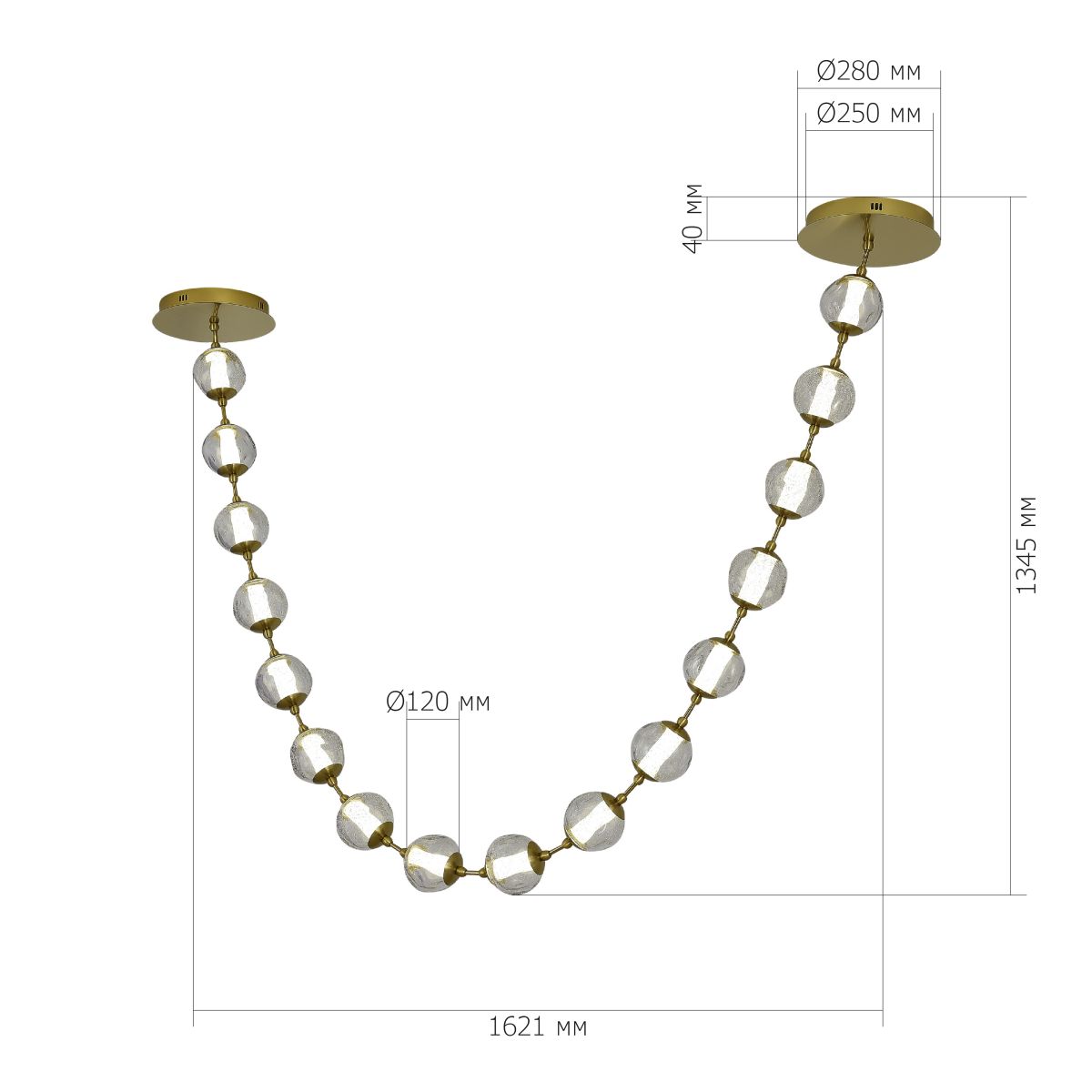 Подвесная люстра ST Luce Helmi SL6520.303.18 в Санкт-Петербурге