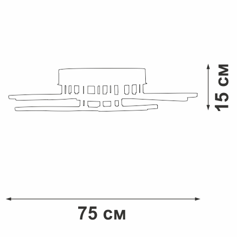 Потолочная люстра Vitaluce V3893-0/9PL в Санкт-Петербурге