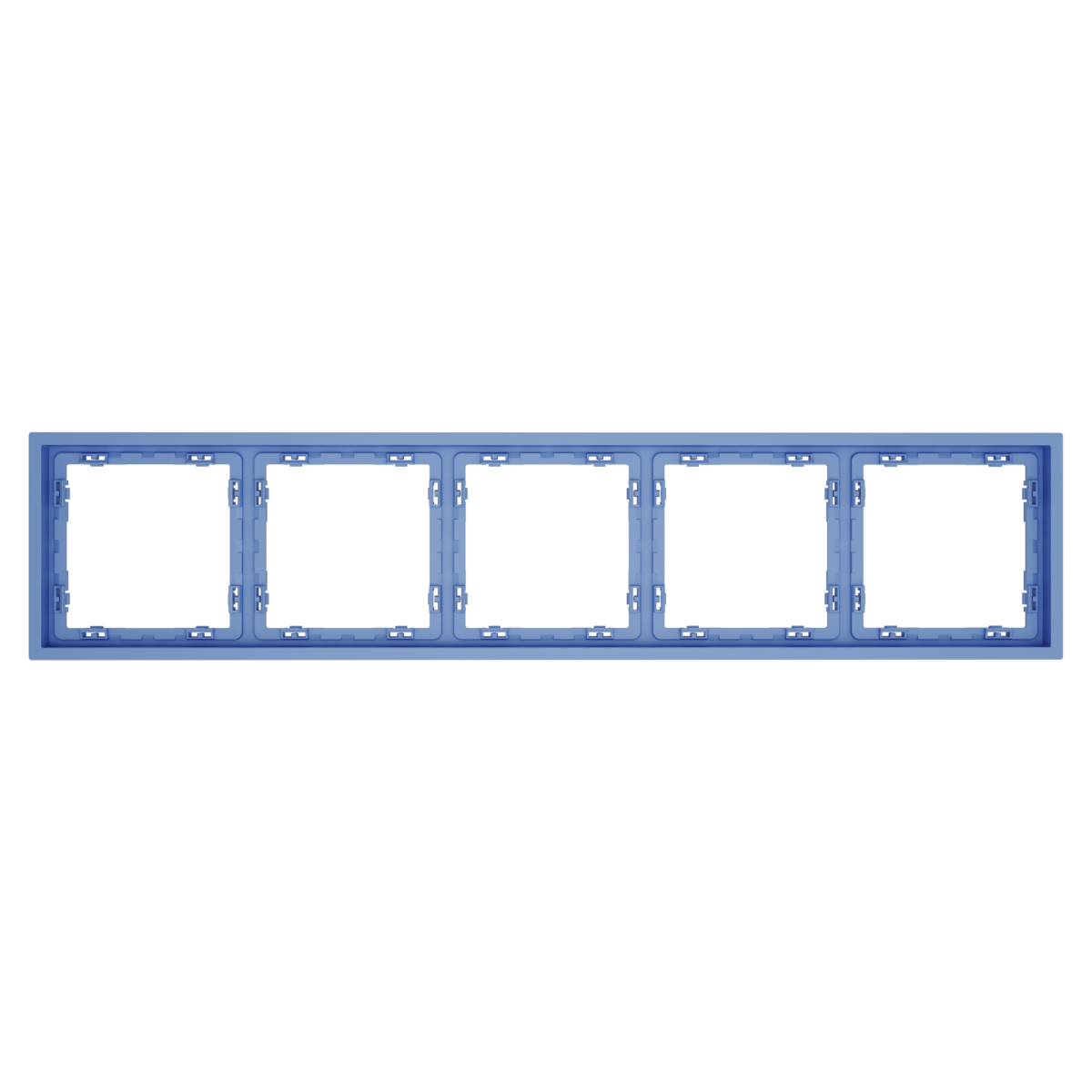 Рамка пластиковая Voltum S70 на 5 постов, (деним) VLS100515 в #REGION_NAME_DECLINE_PP#
