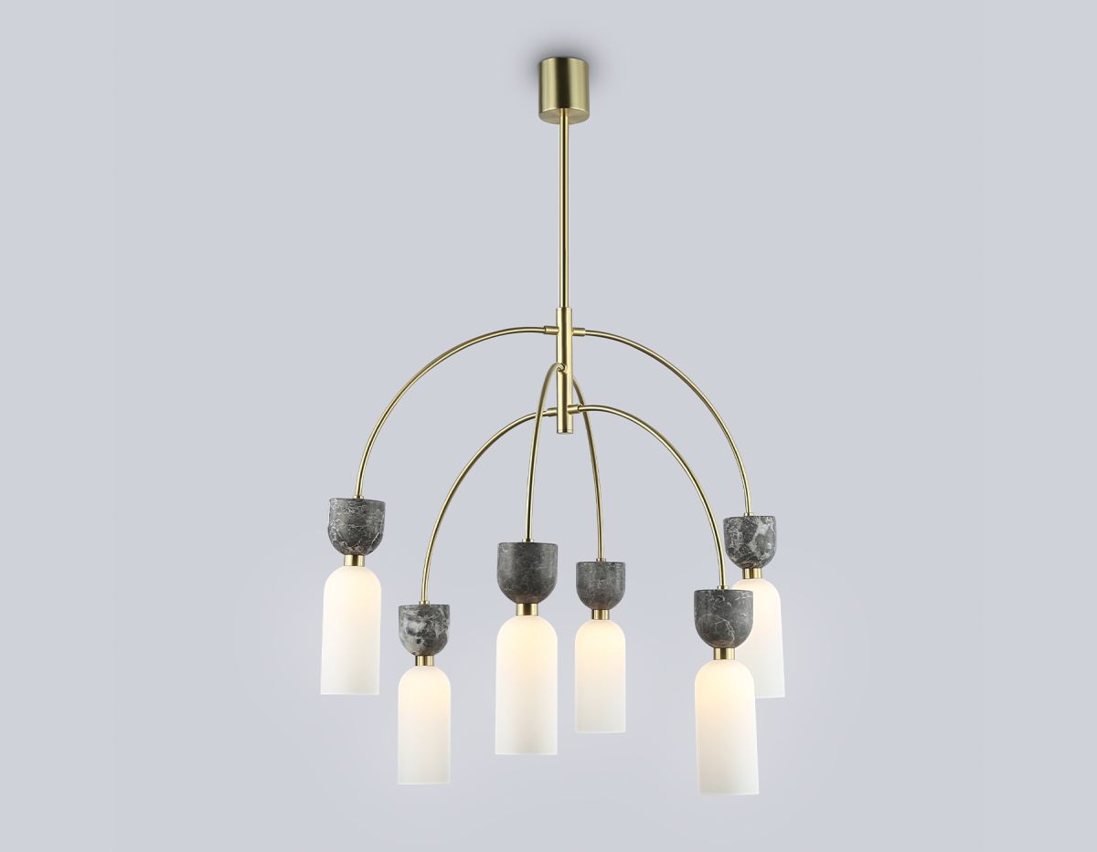 Люстра на штанге Ambrella Light High Light Ceramo Modern LH53333 в Санкт-Петербурге