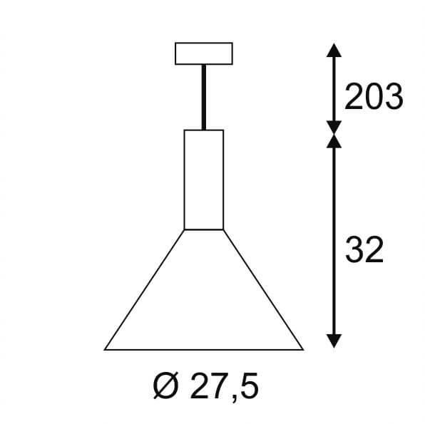 Подвесной светильник SLV Phelia PD-Cone 133330 в Санкт-Петербурге