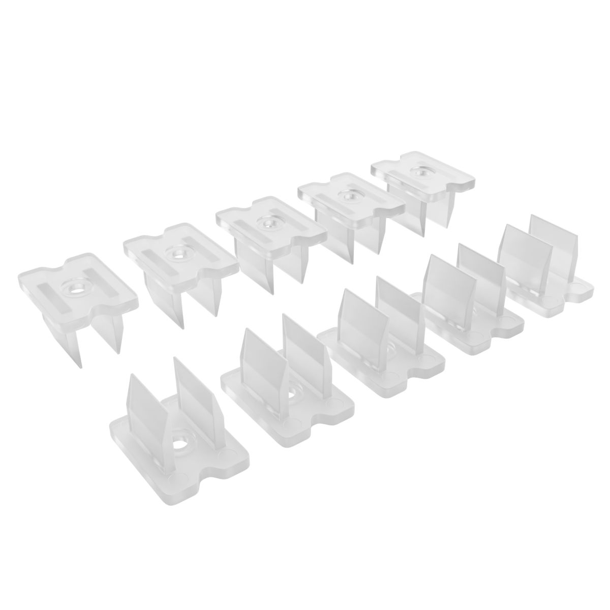 Комплект (10шт) крепежей пластиковых для светод. неона 24В 6х12мм, арт. 17-300...17-309 Apeyron 09-171 в #REGION_NAME_DECLINE_PP#