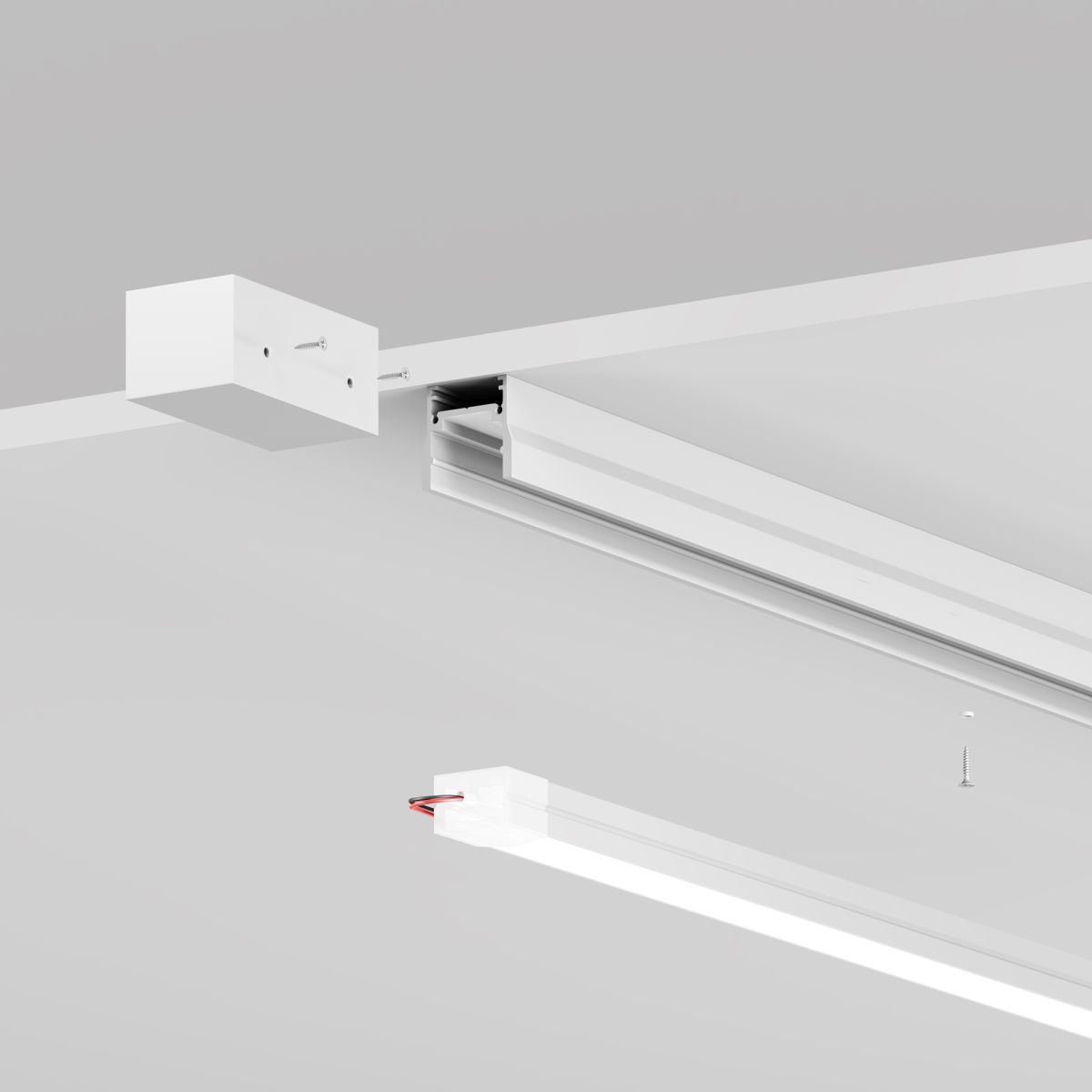 Профиль для уличной трековой системы Maytoni Elasity IP O-TR001-P-W3M в #REGION_NAME_DECLINE_PP#