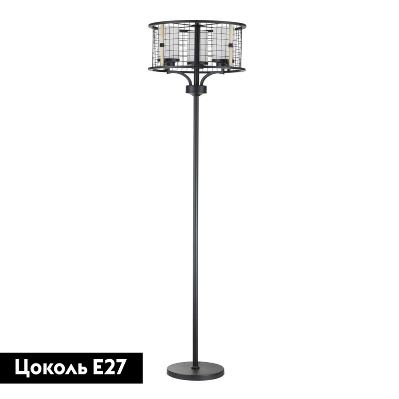 Торшер Indigo Сastello 10014/3F Black V000036 в Санкт-Петербурге