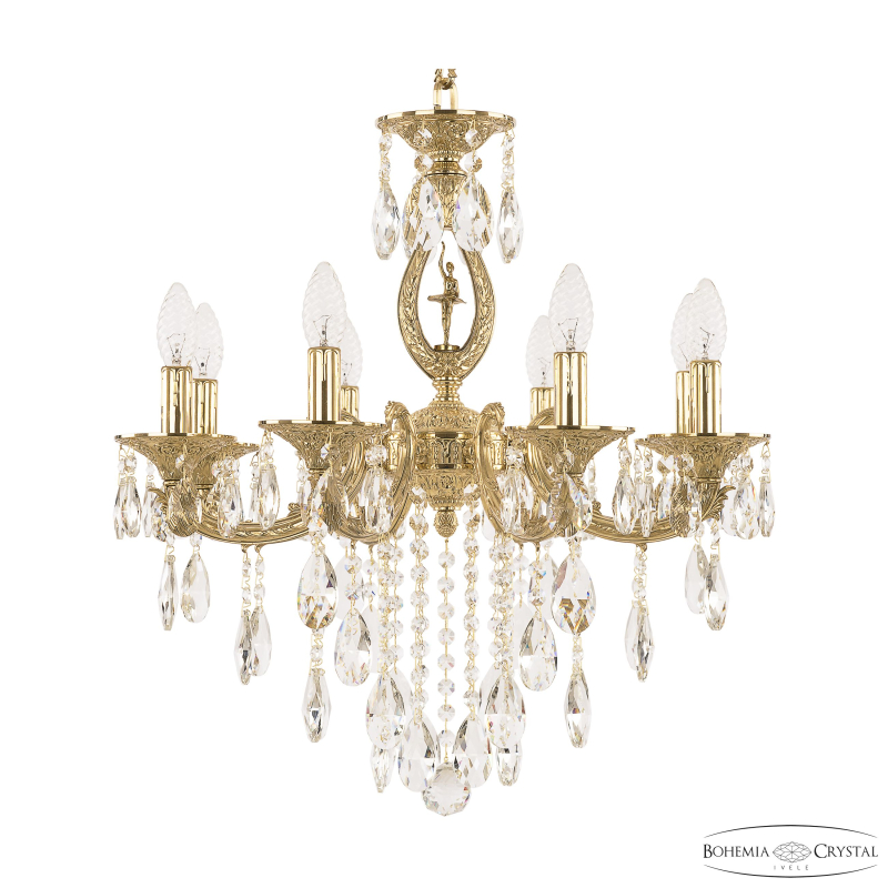 Подвесная люстра Bohemia Ivele Crystal Florence 71408/8/175 B G FD2S в Санкт-Петербурге