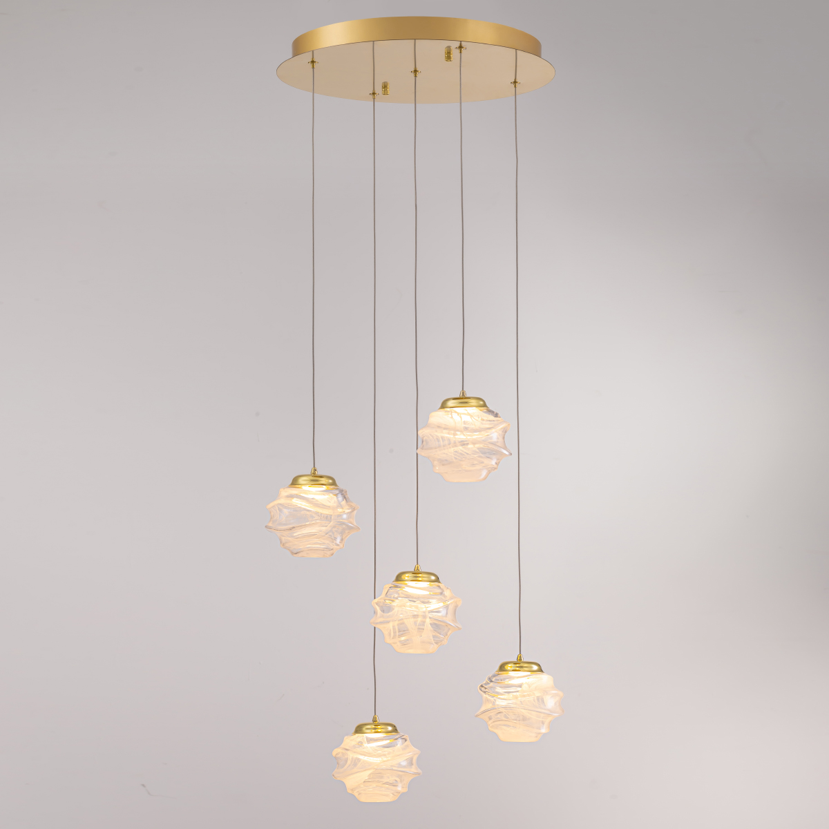 Подвесной светильник Delight Collection MD25030003-5A gold/clear в Санкт-Петербурге