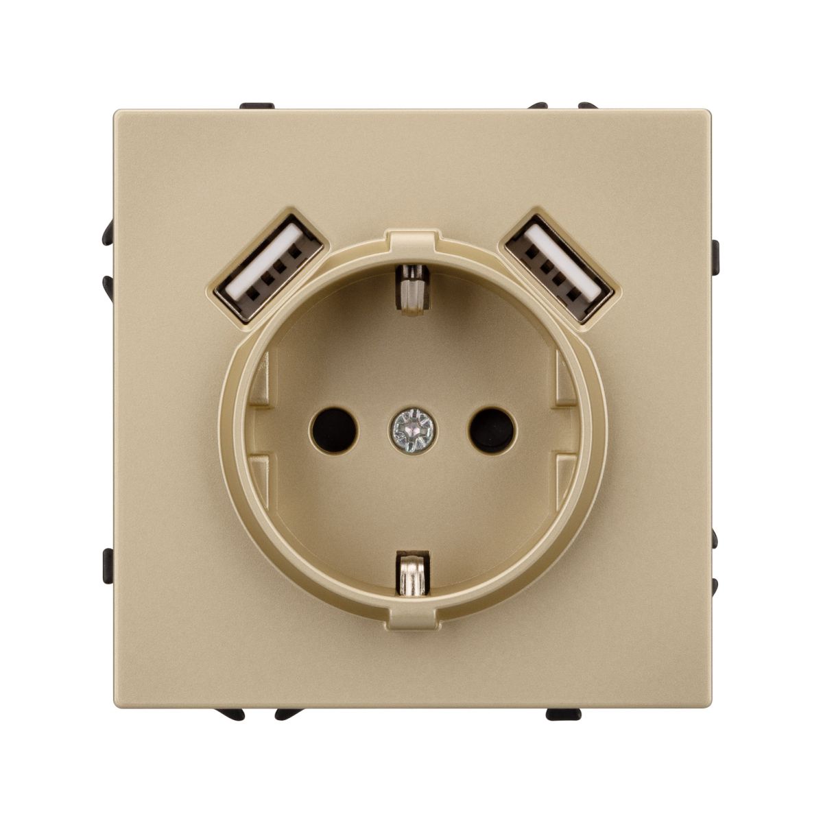 Механизм розетки с USB зарядкой Arlight SCT-NOBE-MUAA-SFPL-GD (230V, 16A) 054290 в #REGION_NAME_DECLINE_PP#