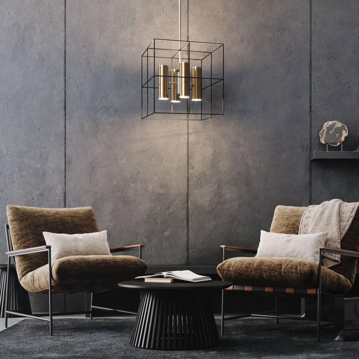 Люстра на штанге Eurosvet Adamson 70142/8 латунь a060669 в Санкт-Петербурге