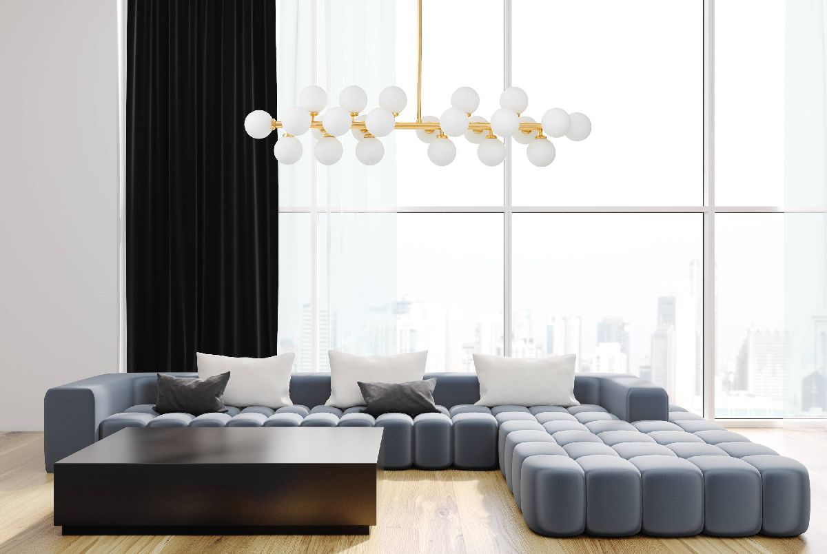 Люстра на штанге Lumina Deco Marsiada LDP 6033-24 GD в Санкт-Петербурге