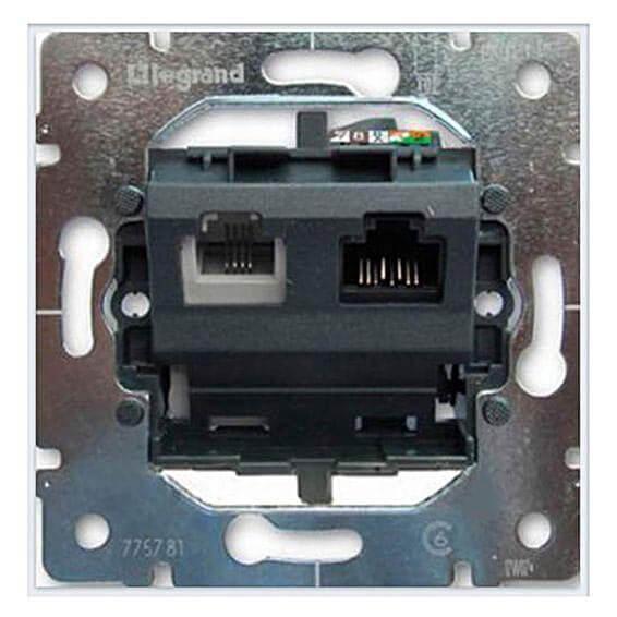 Розетка VDI RJ45/RJ11 Legrand Galea Life 5 кат UTP 775781 в Санкт-Петербурге
