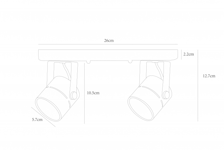 Спот Arte Lamp Mizar A1311PL-2WH в Санкт-Петербурге