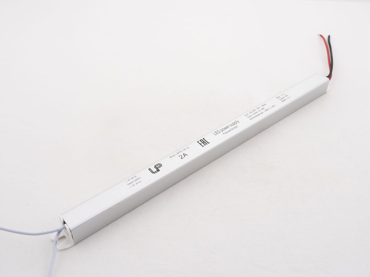 Блок питания LEDS POWER 48Вт 24В Super Slim 390126 в Санкт-Петербурге