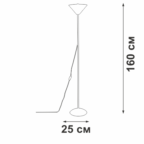 Торшер Vitaluce V2841-1/1P в Санкт-Петербурге