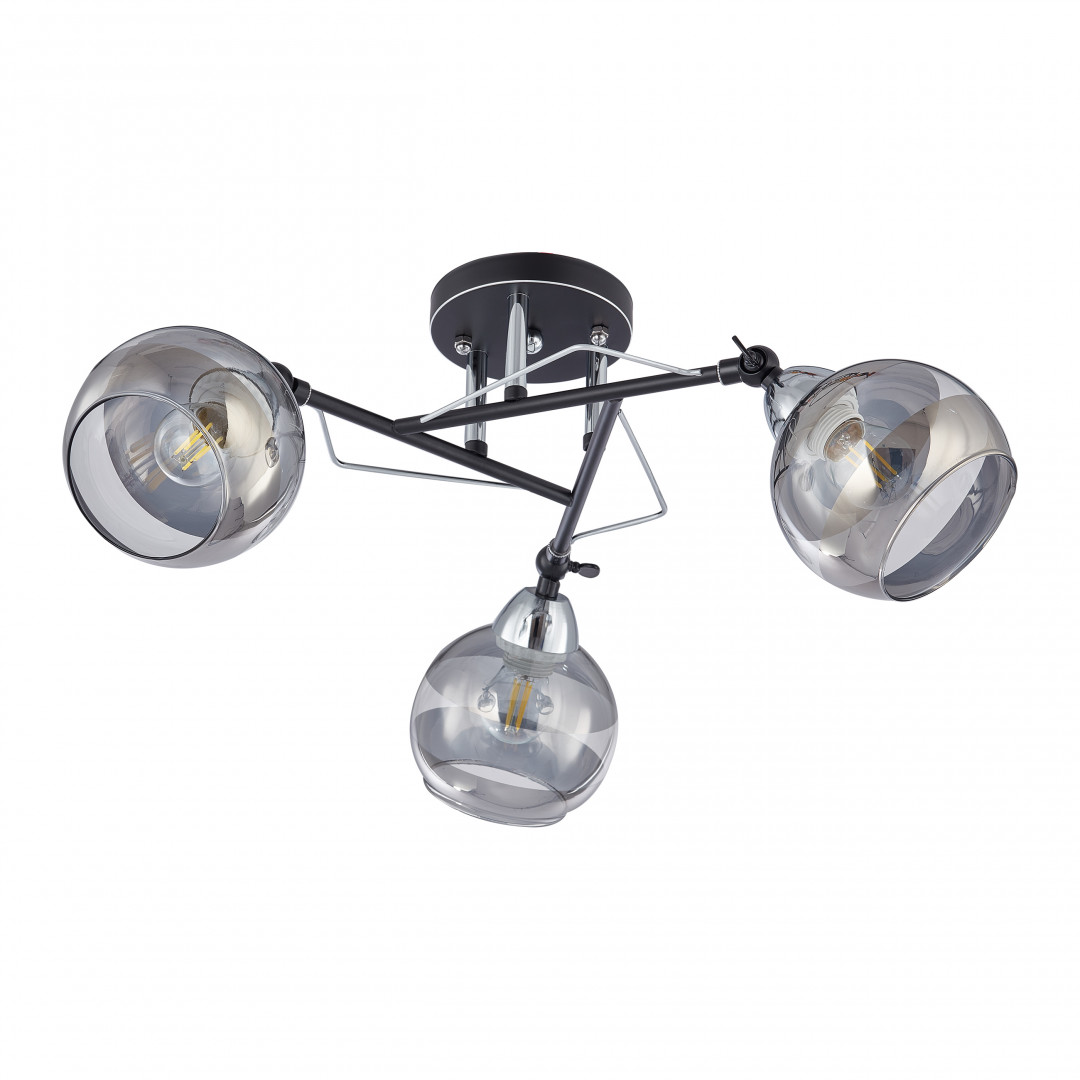 Потолочная люстра Arte Milano Amalfi 323685/3B BK+CR в Санкт-Петербурге