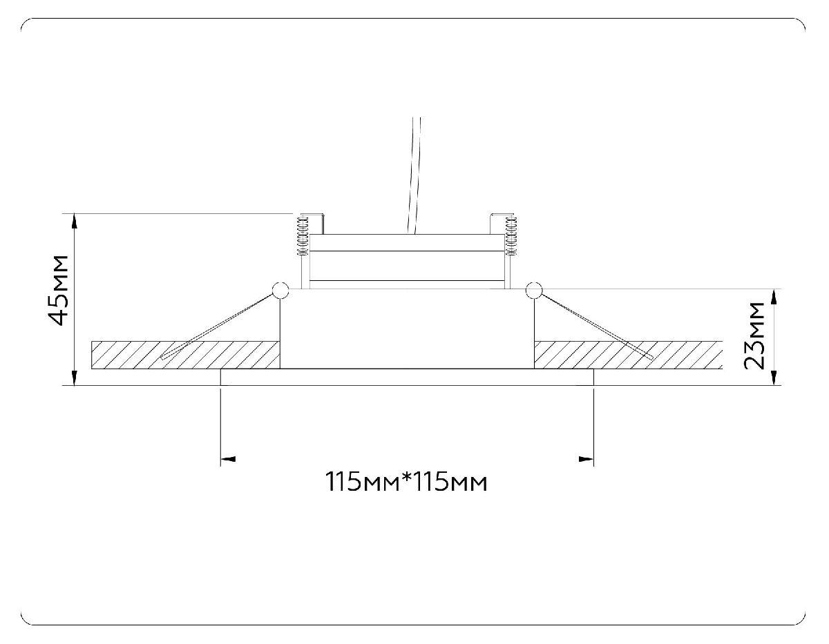 Встраиваемый светильник Ambrella Light GX Standard Tech Techno Spot TN51916 в Санкт-Петербурге