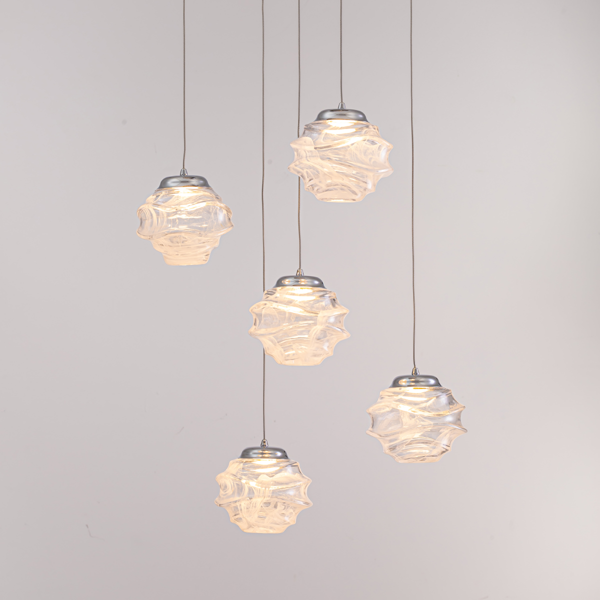Подвесной светильник Delight Collection MD25030003 MD25030003-5A chrome/clear в Санкт-Петербурге