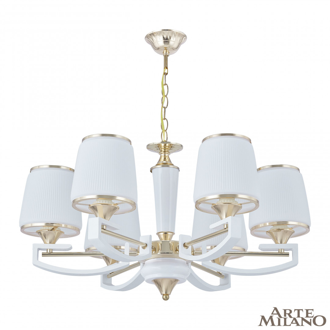 Подвесная люстра Arte Milano Florentia-2457 302457/6 Wh/Gd в Санкт-Петербурге