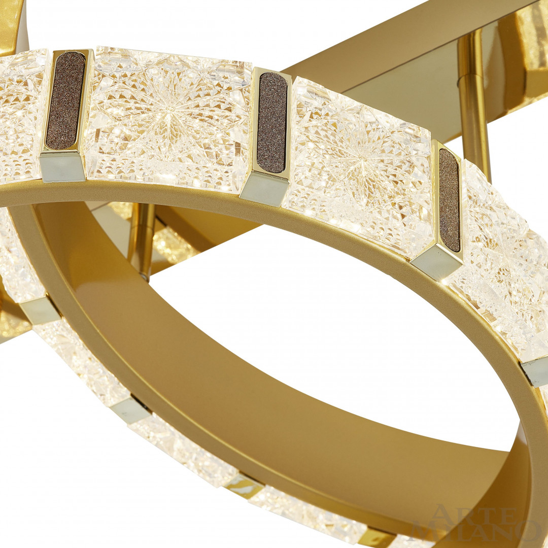 Потолочная люстра Arte Milano Venezia 310183/D600-D400 GD в Санкт-Петербурге