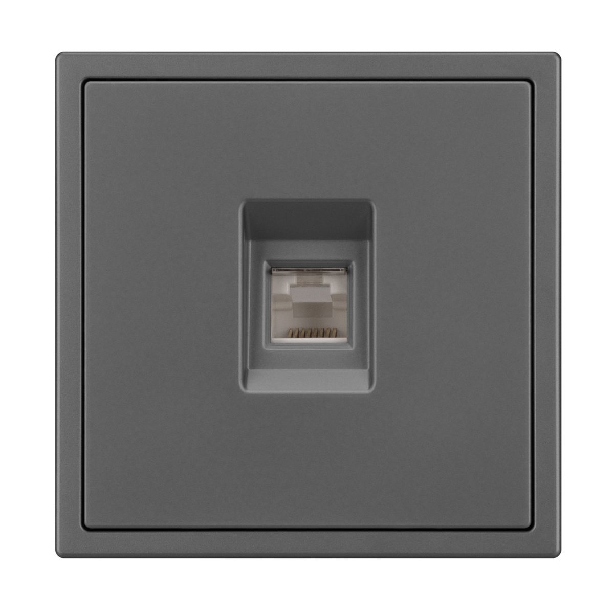 Механизм телефонной розетки Arlight SCT-NOBE-MTL1-SFPL-GR (RJ-11, 4C) (Серый базальт) 054303 в Санкт-Петербурге