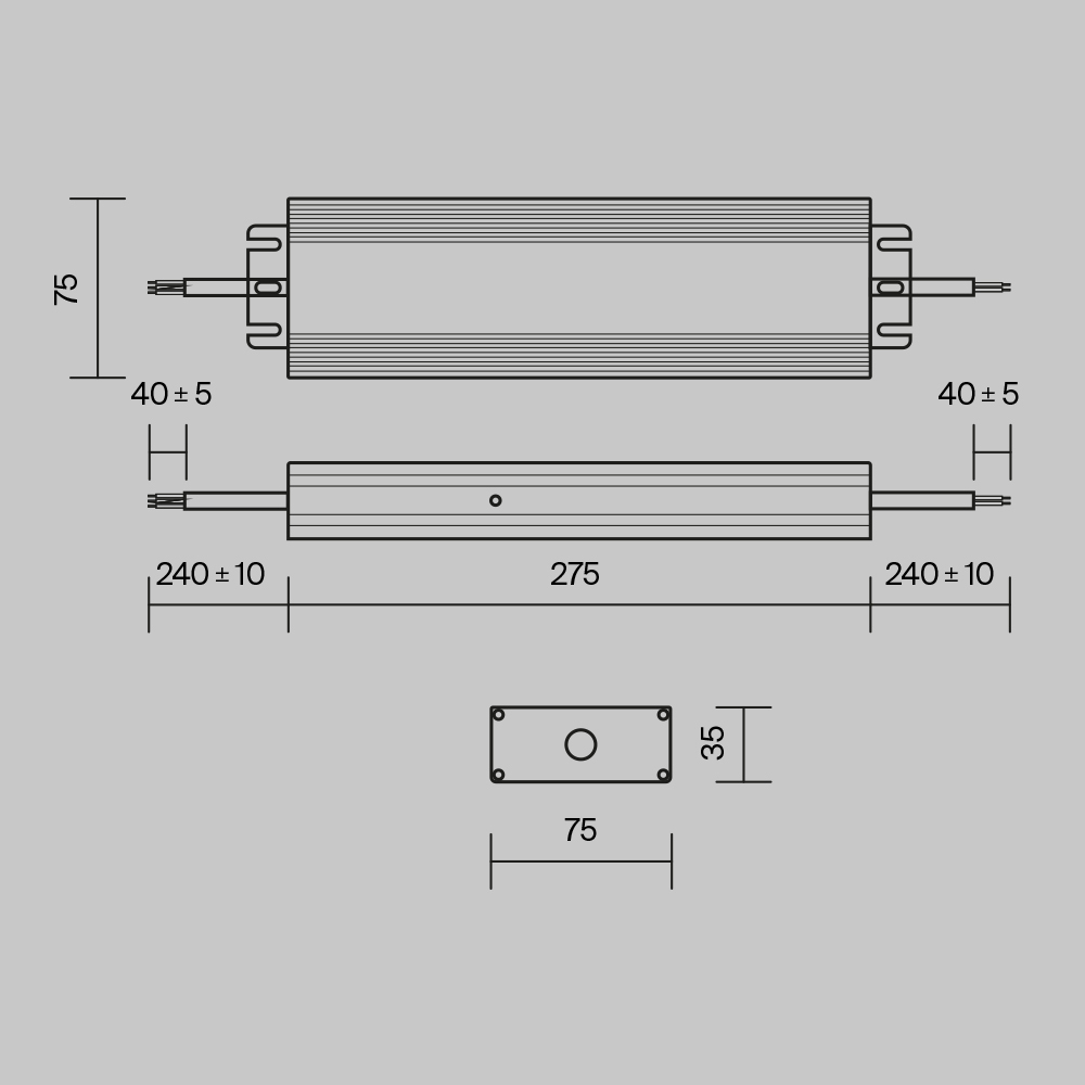 Блок питания Maytoni Power Supply Magnetic PSL008-250W-48V-IP67 в Санкт-Петербурге