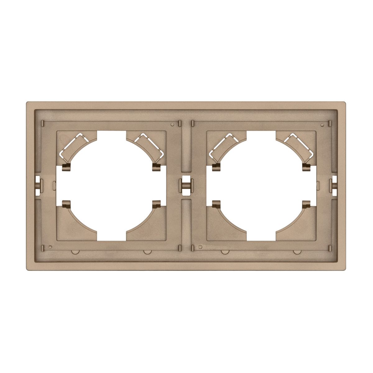 Рамка пластиковая на 2 поста Arlight FRM-TENDO-PL-2-GD 053842 в Санкт-Петербурге