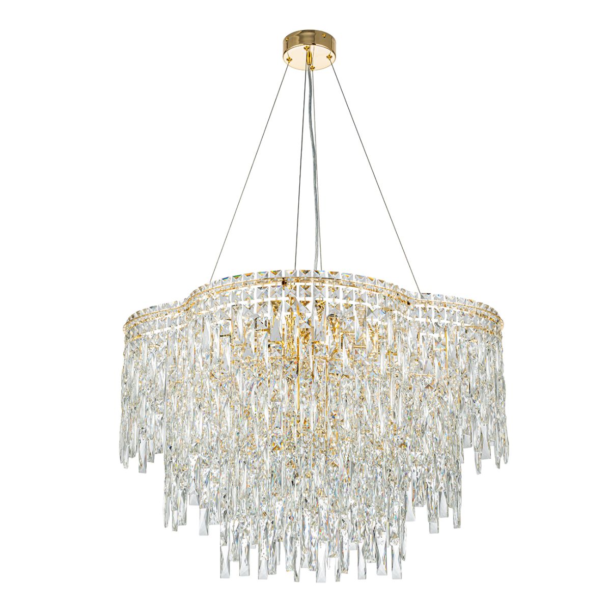 Подвесная люстра Indigo Carletti 12041/16P Gold V000445 в Санкт-Петербурге
