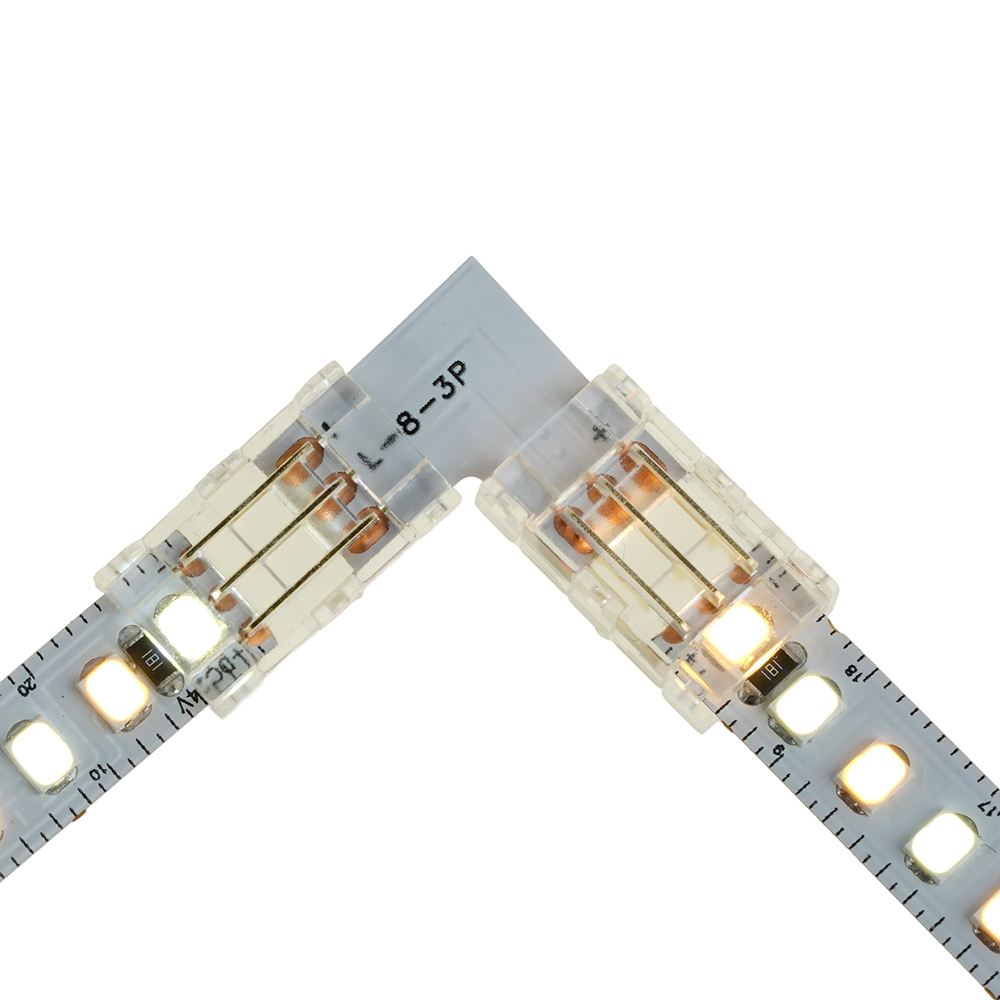 Соединитель угловой 10мм для CCT SMD ленты шириной 8 мм Feron LD172 52003 в #REGION_NAME_DECLINE_PP#