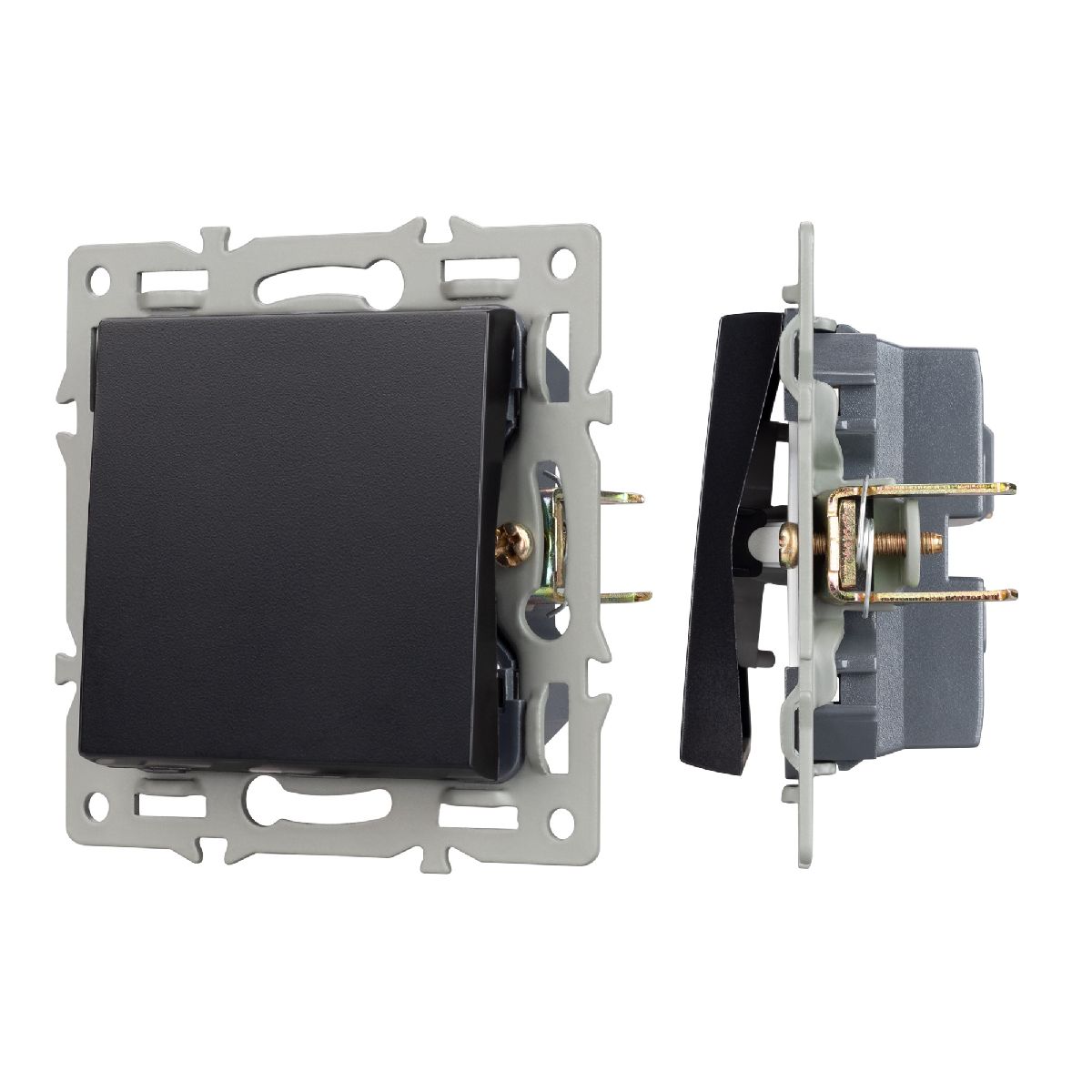 Механизм выключателя одноклавишный непроходной Arlight SWT-MK01-PL-BK (250V, 16A) 043711 в Санкт-Петербурге
