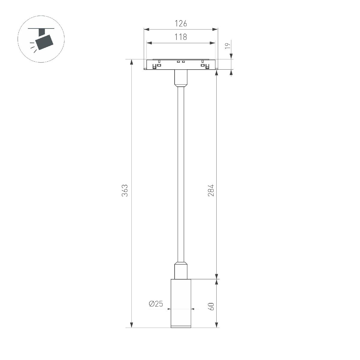 Трековый магнитный светильник Arlight MAG-ORIENT-SPOT-FLEX-R25-3W Day4000 (BK, 24 deg, 48V) 044647 в Санкт-Петербурге