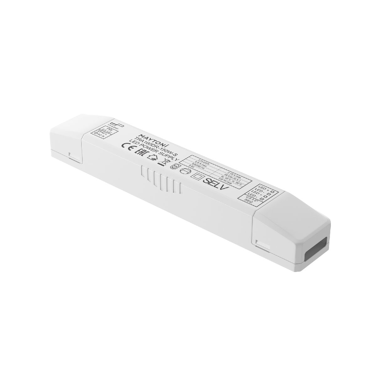 Блок питания встраиваемый Maytoni Power Supply Magnetic 150Вт DC48 3.13A IP20 TRA160DR-150W-S в Санкт-Петербурге