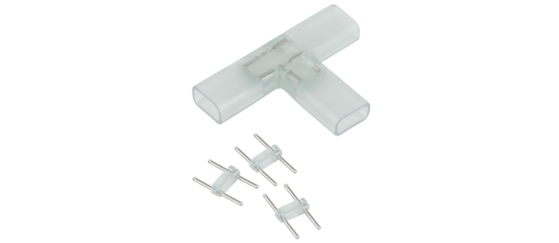 Т-образный переходник для светодиодной ленты 220V 5050 (10 шт) Elektrostandard 4690389084669 в Санкт-Петербурге