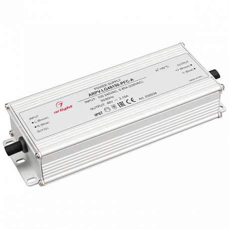 Блок питания Arlight ARPV-LG48150-PFC-A 48V 150W IP67 3,15A 030034 в Санкт-Петербурге