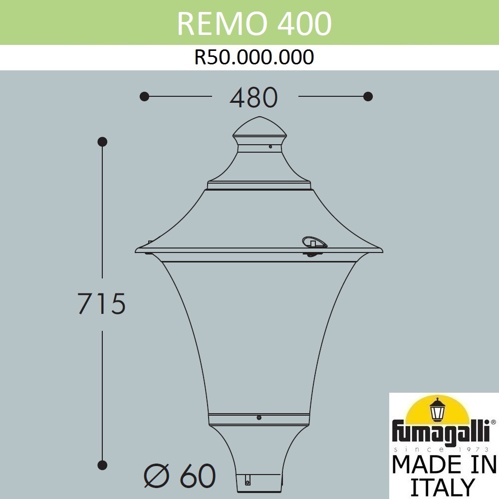 Уличный светильник Fumagalli Remo R50.000.000.LXD6L в Санкт-Петербурге