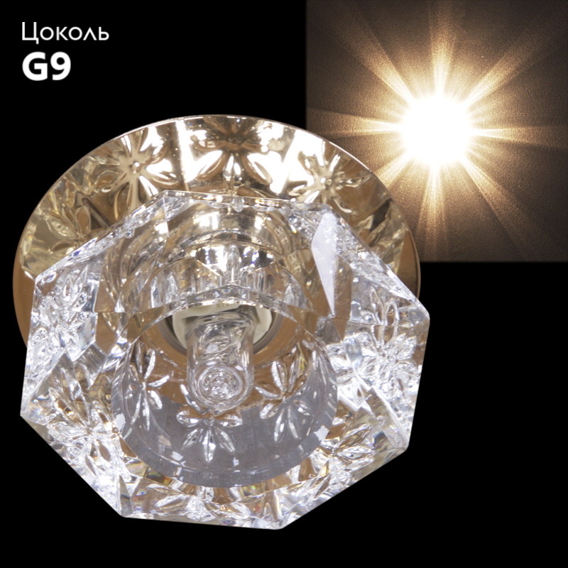 Встраиваемый светильник Reluce 07232-9.0-001HS G9 GD в #REGION_NAME_DECLINE_PP#