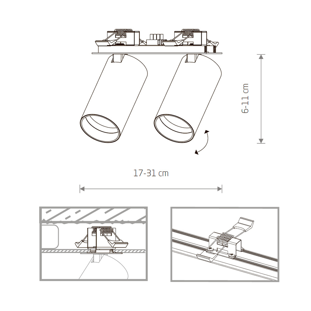 Спот Nowodvorski Mono Surface 7684 в Санкт-Петербурге