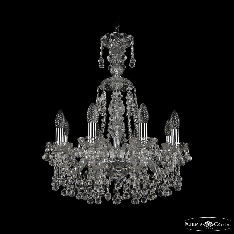Подвесная люстра Bohemia Ivele Crystal 1409/8/160/XL-60 Ni в Санкт-Петербурге