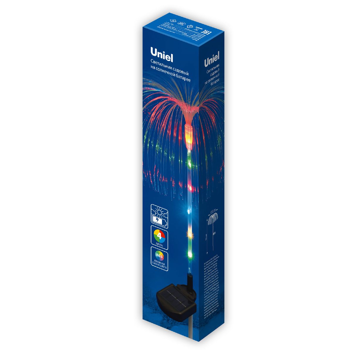 Садовый светильник на солнечной батарее Uniel USL-S-821/PT750 JELLYFISH UL-00011594 в Санкт-Петербурге