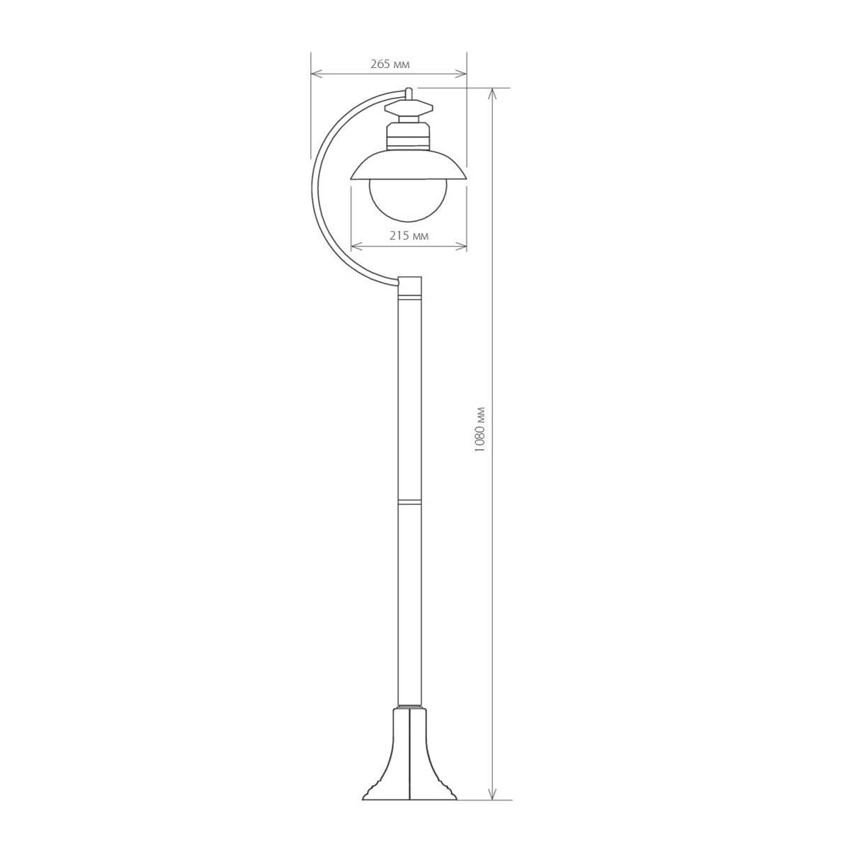 Уличный cветильник Elektrostandard Talli F GL 3002F брауни 4690389106606 a038484 в #REGION_NAME_DECLINE_PP#