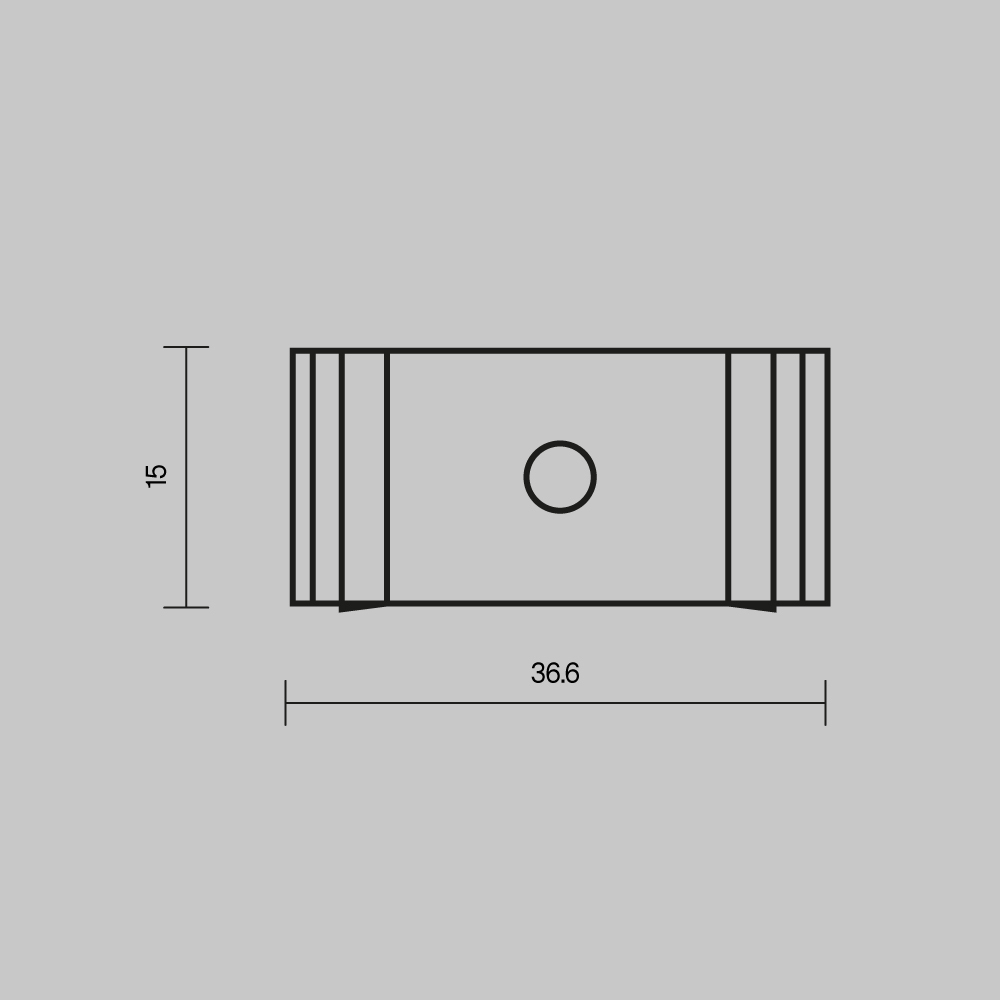 Комплект креплений для профиля 35×35 4шт Maytoni Led Strip ALM-3535A-MT 642032 в Санкт-Петербурге