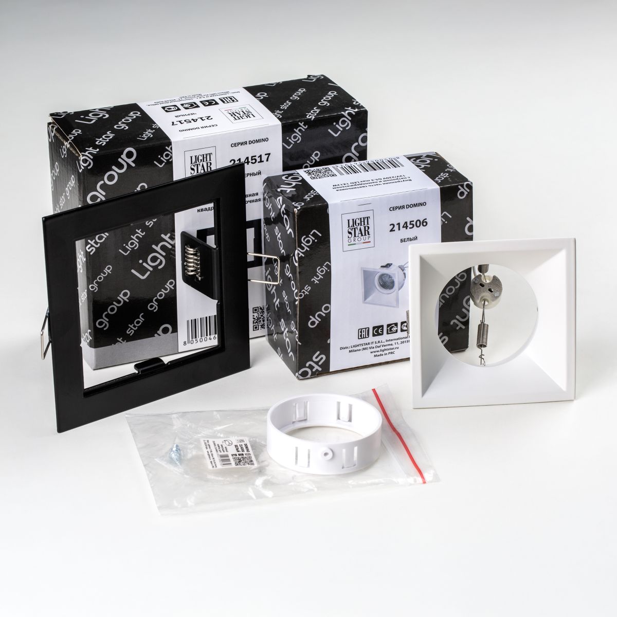 Встраиваемый светильник Lightstar Domino (214517+214506+214006) D51706WMOD в Санкт-Петербурге