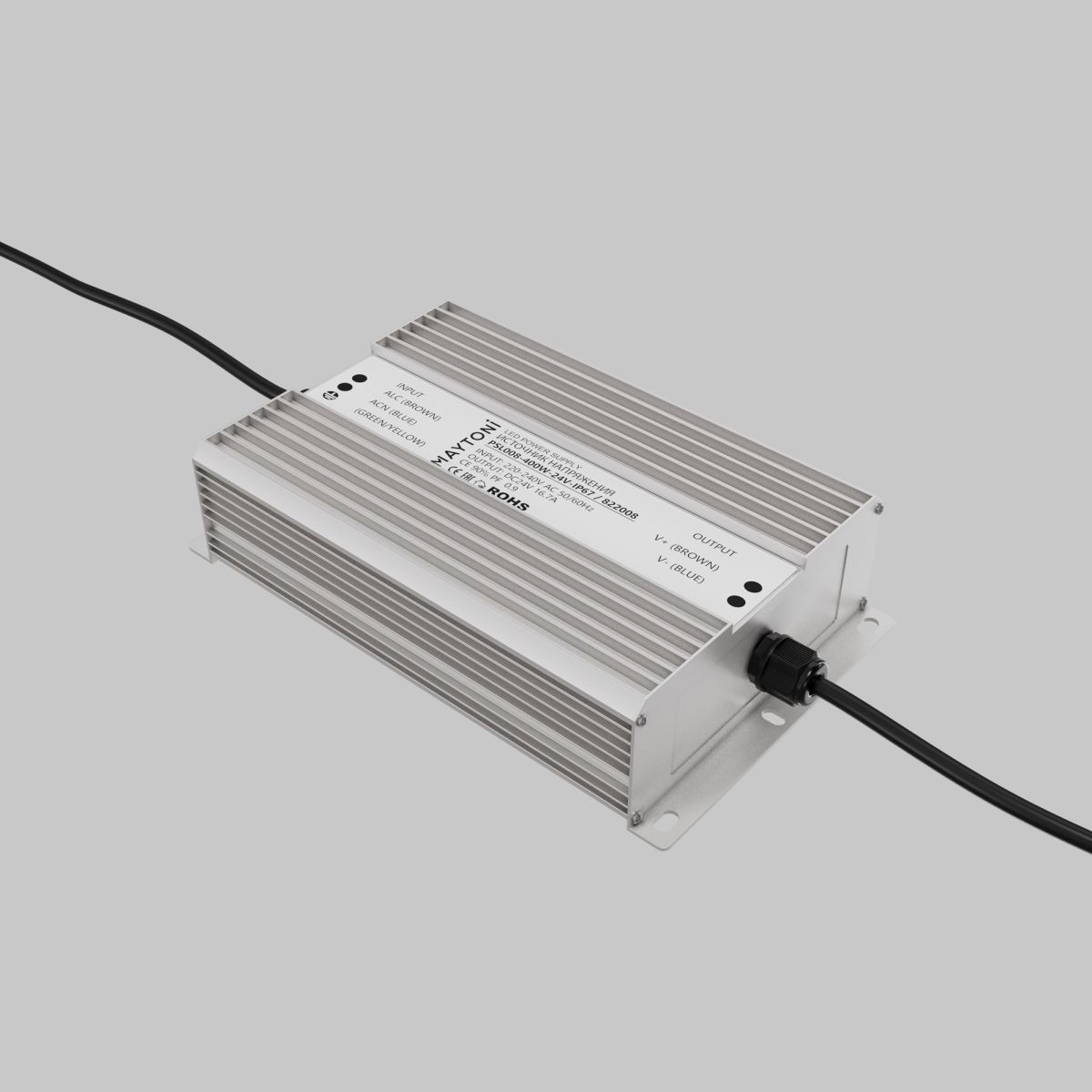 Блок питания Maytoni Led Strip PSL008 24В 400Вт IP67 822008 в #REGION_NAME_DECLINE_PP#