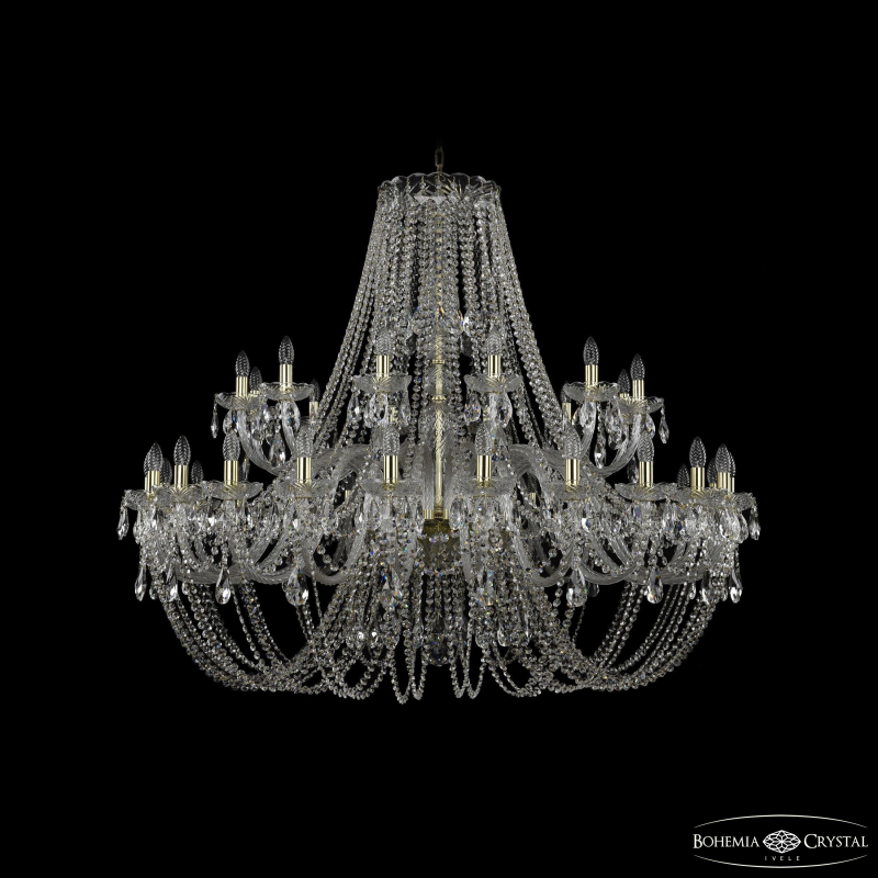 Подвесная люстра Bohemia Ivele Crystal 1406/24+12/530 G в Санкт-Петербурге