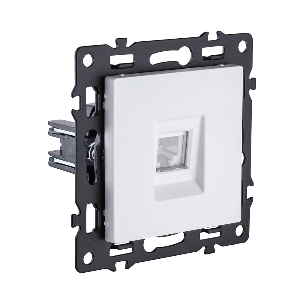 Розетка Ethernet RJ45 Cat.6, белый Kollinger Asthetik AS-017WH в #REGION_NAME_DECLINE_PP#