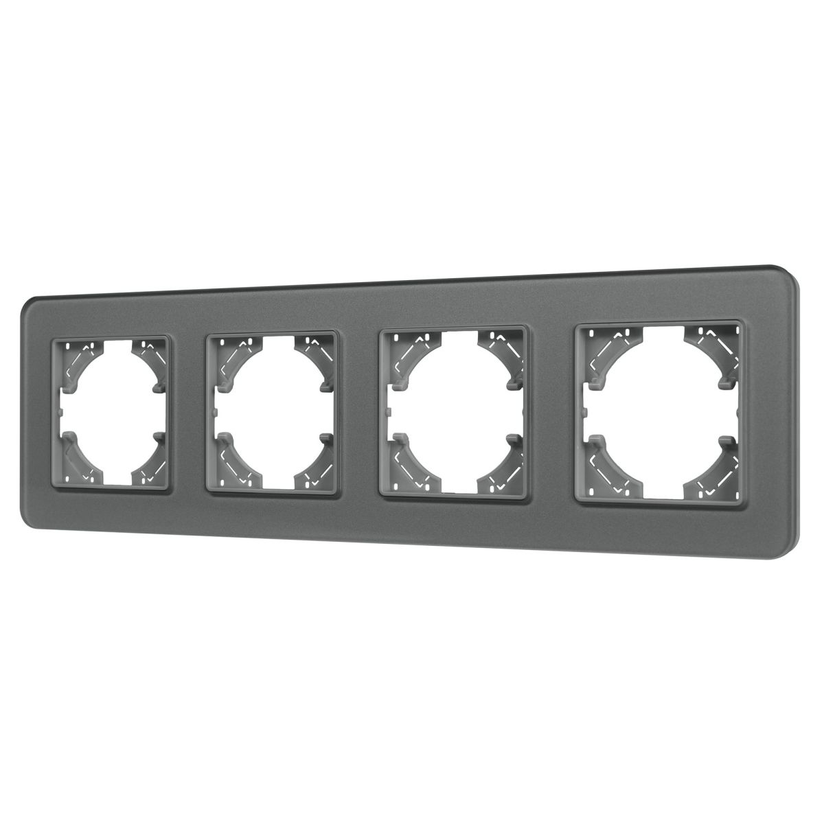 Рамка на 4 поста стеклянная Arlight FRM-OMALI-SFGS-4-GR 049718 в Санкт-Петербурге