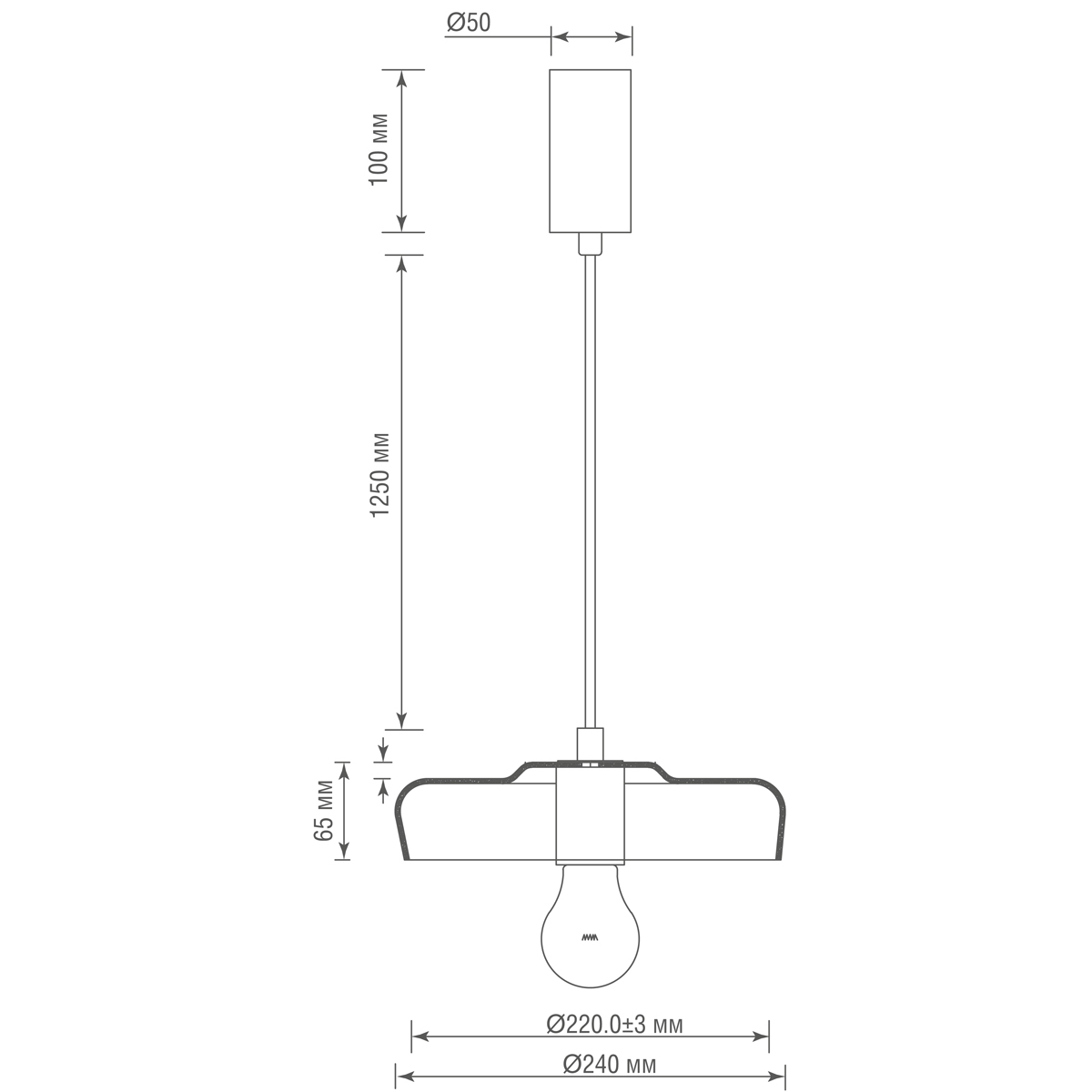 Подвесной светильник Donolux Eleganza S111057.1Amber в Санкт-Петербурге