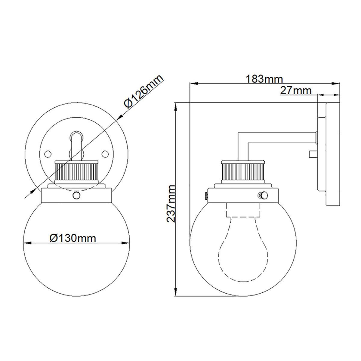 Бра Hinkley Poppy QN-POPPY1-PC-BATH в Санкт-Петербурге