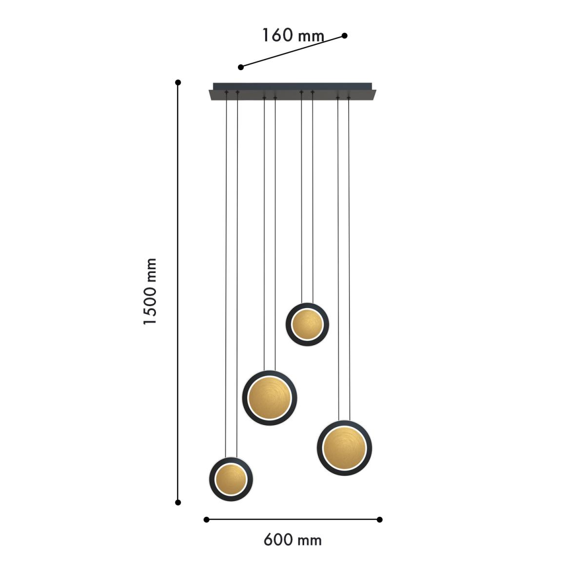 Подвесная люстра Favourite Elation 4562-4P в Санкт-Петербурге