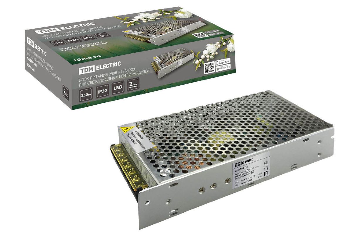 Блок питания TDM Electric 250Вт DC12В 20.83A IP20 SQ0331-0134 в Санкт-Петербурге