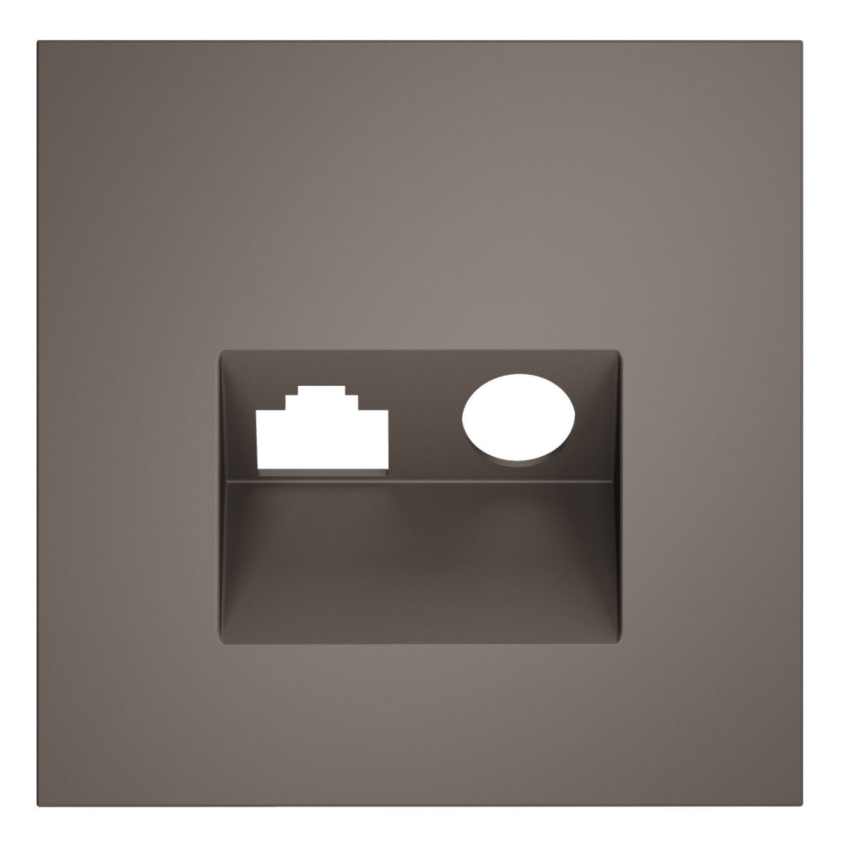 Накладка для розетки TV+RJ45 кат. 6 Voltum S70 (капучино) VLS002714 в #REGION_NAME_DECLINE_PP#