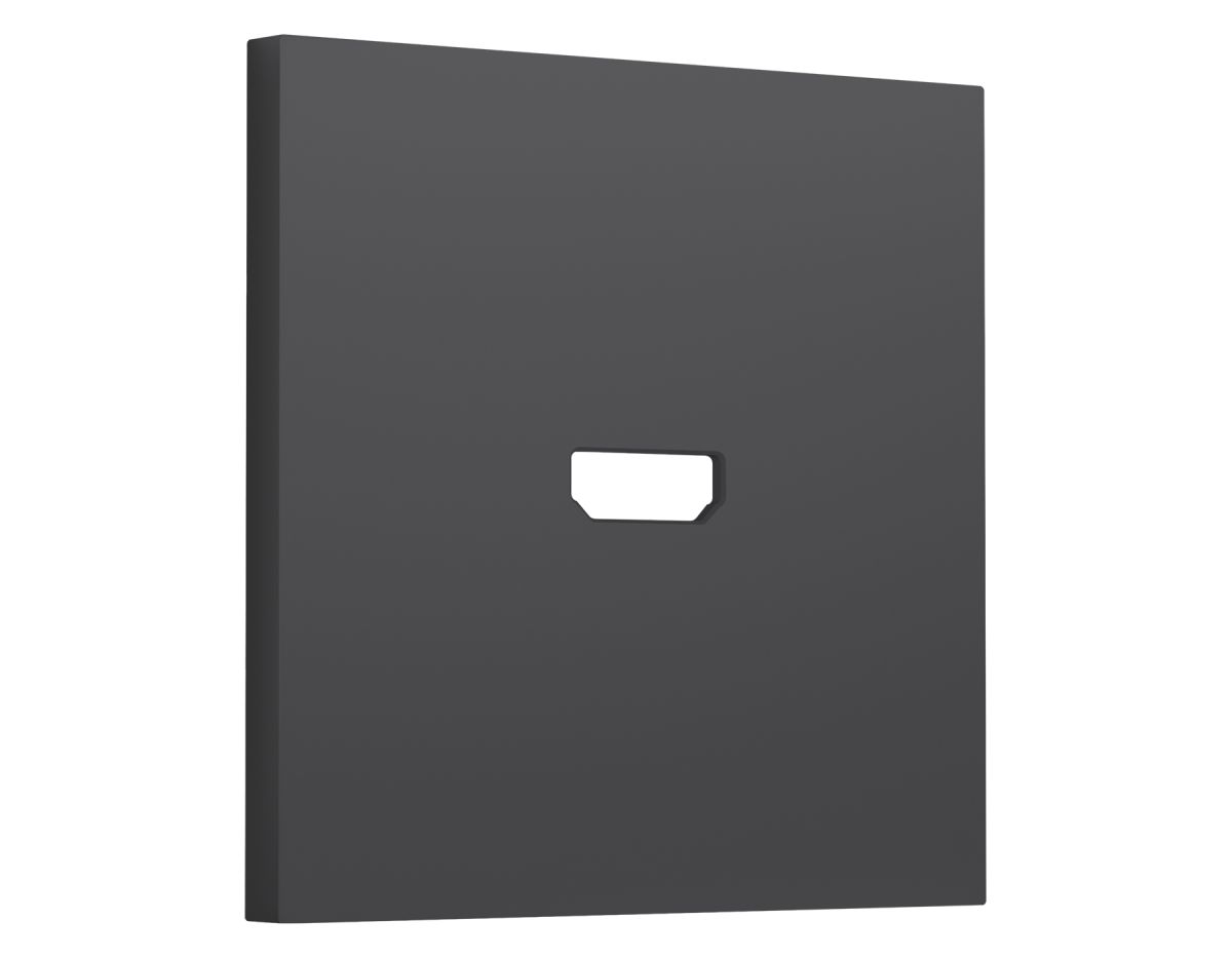 Лицевая панель SIGMA (Графит Мягкое касание) для HDMI розетки QUANT PRO Ambrella Volt SP9140 в Санкт-Петербурге